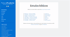Desktop Screenshot of palavraprudente.com.br